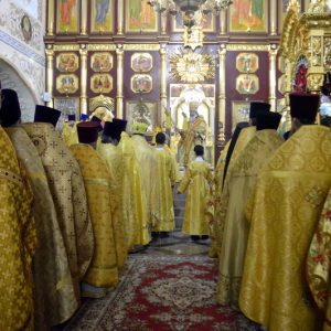 В день памяти святителя Иннокентия Иркутского состоялось праздничное соборное богослужение