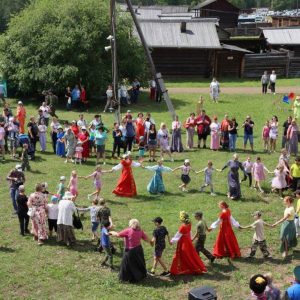 Божественная литургия в день памяти святых супругов Петра и Февронии Муромских в Ангарской деревне