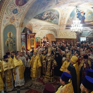 В Знаменском соборе Иркутска состоялась праздничная Литургия