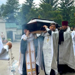 В Знаменском монастыре перезахоронили архиепископа Иоанна (Смирнова)