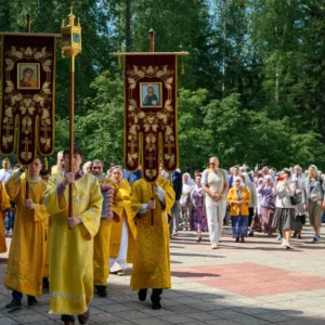 Престольный праздник Всех святых в Усть-Илимске